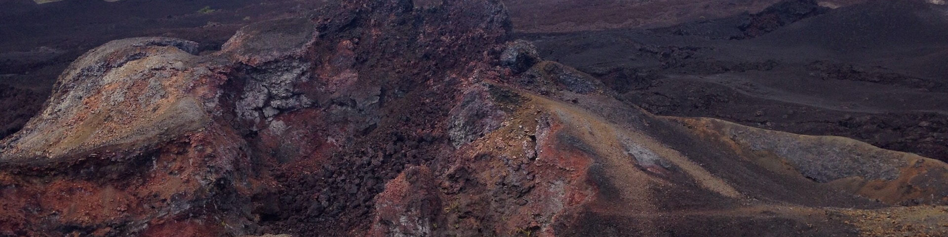 Sierra Negra Volcano on Isla Isabela, Galapagos.