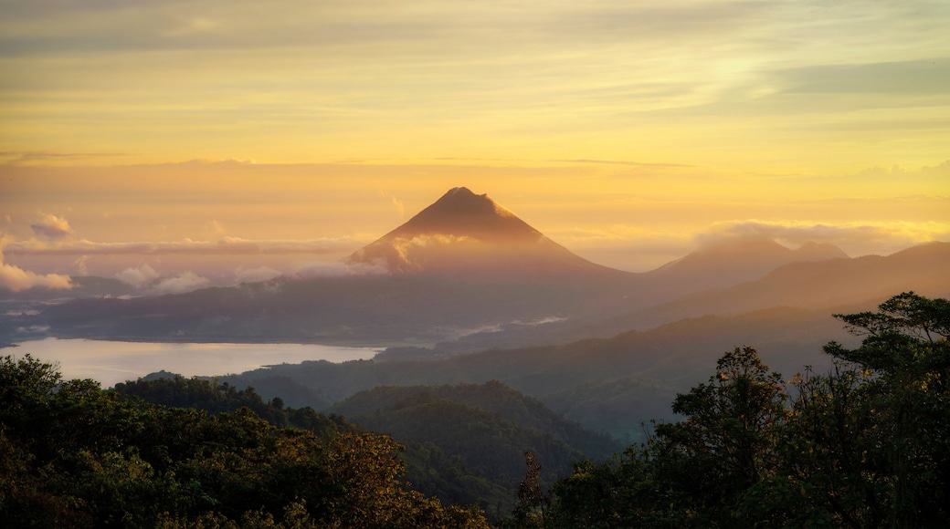 Volcano Arenal in Central Costa Rica seen from Monteverde