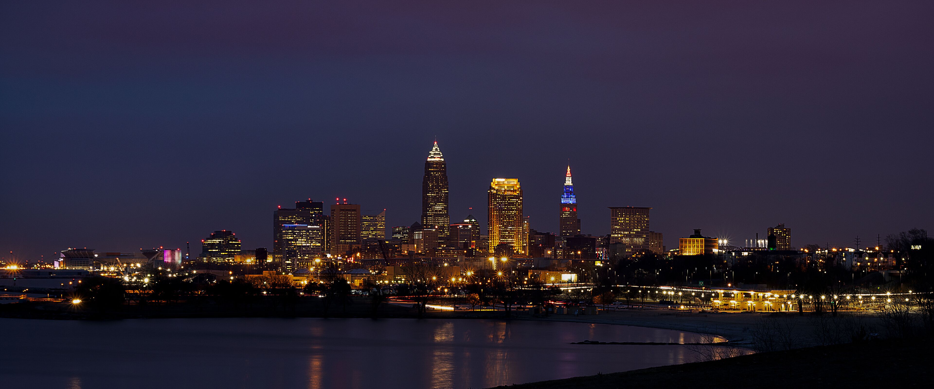 Cleveland, Ohio USA Skyline 