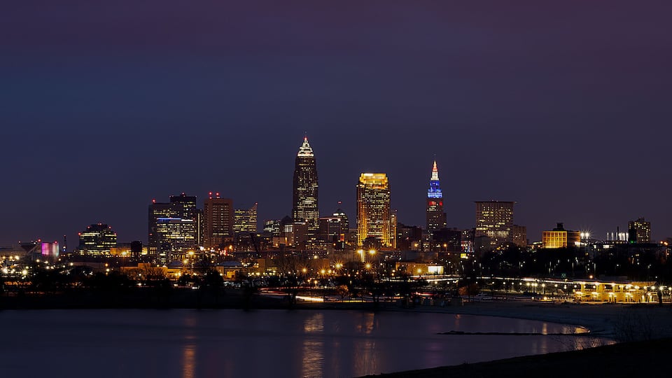 Cleveland, Ohio USA Skyline