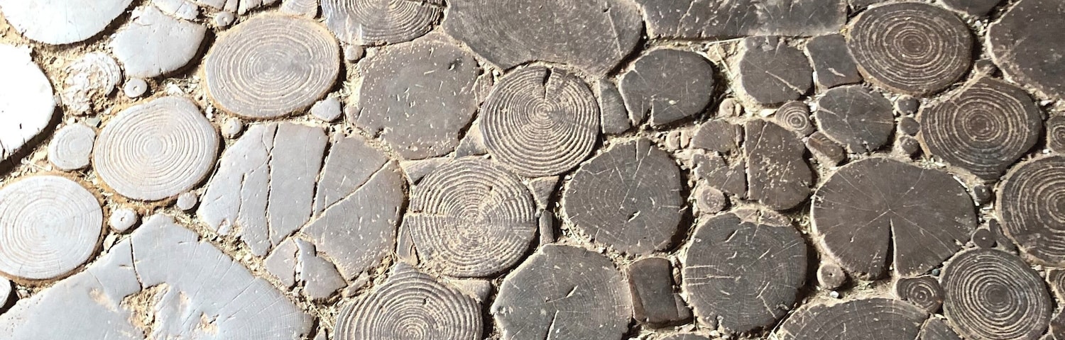 The floor of a hut was rather interesting.