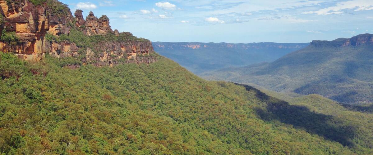 The three sisters of the Blue Mountains