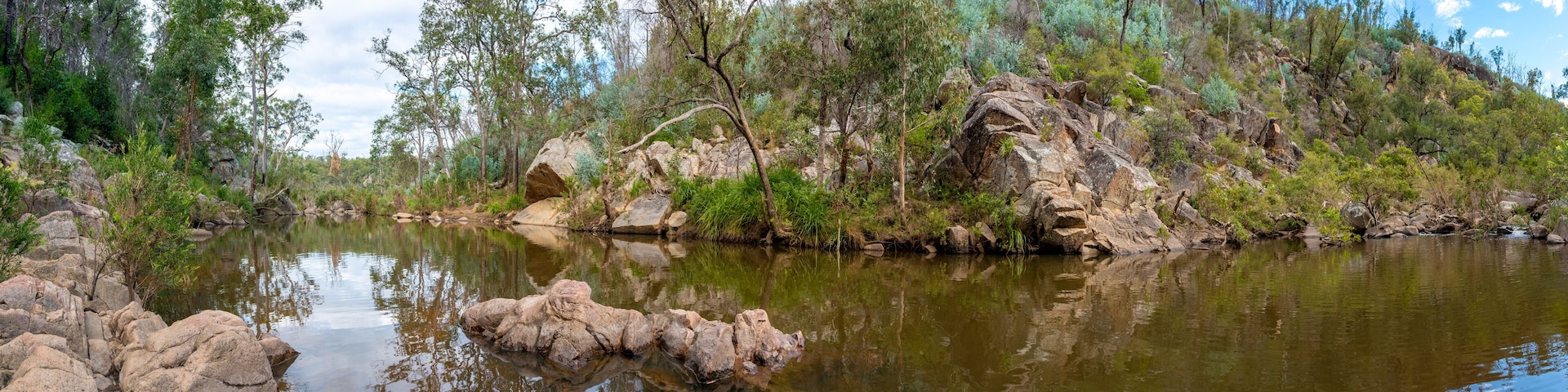 Panoramic Australian landscape bush view.
Taken in Queensland, Australia