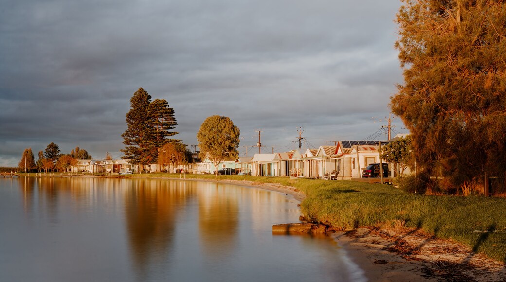 Idyllic Waterfront Shacks on Lake Alexandrina at Milang, South Australia