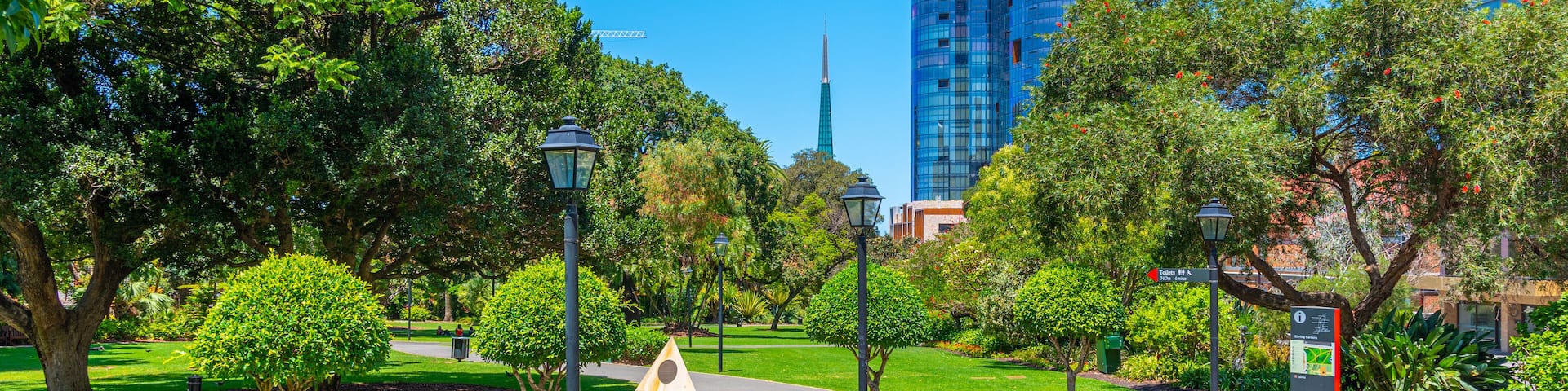 Stirling gardens in Perth, Australia