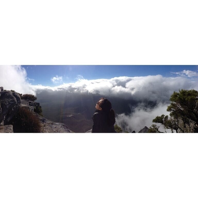 The summit of Bluff Knoll, the highest point in Western Australia. A panorama shot taken with my camera. 