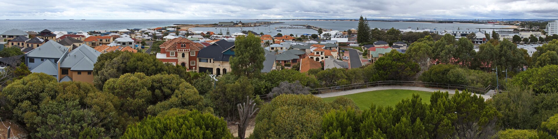 View of Bunbury from Marlston Hill Lookout, Western Australia, Australia