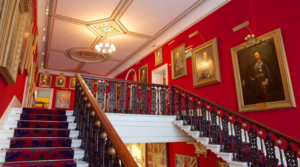 Royal Marines Museum which includes art and interior views