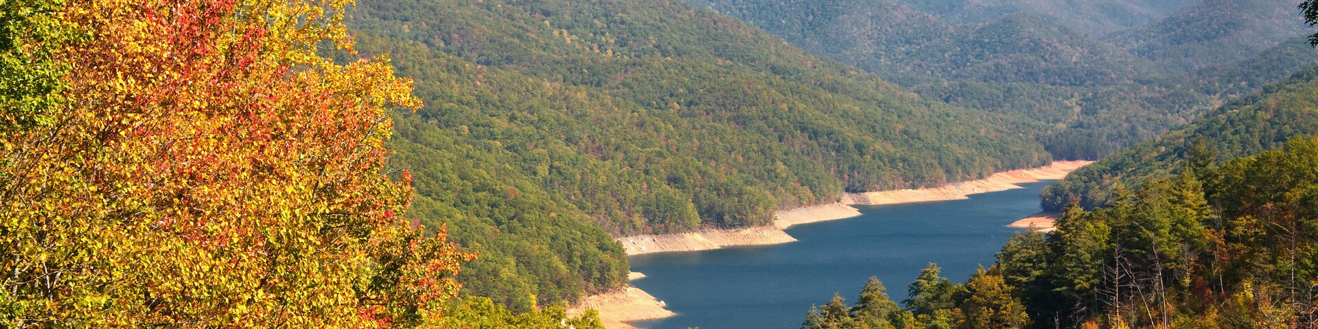 Fontana Lake in the Fall