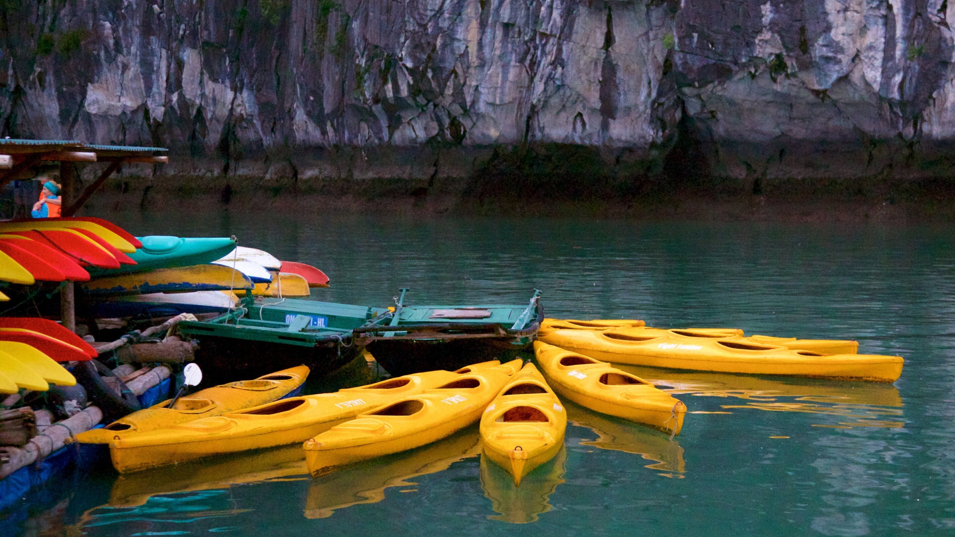 Halong Bay featuring kayaking or canoeing