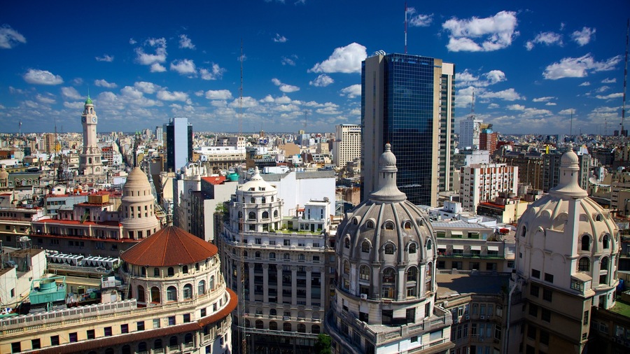 Buenos Aires which includes a city and a skyscraper
