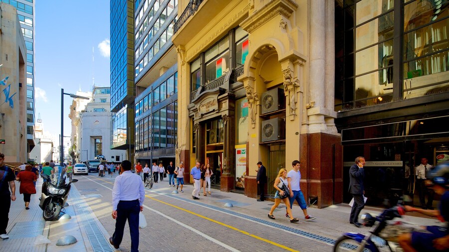 Buenos Aires featuring a city, street scenes and heritage architecture
