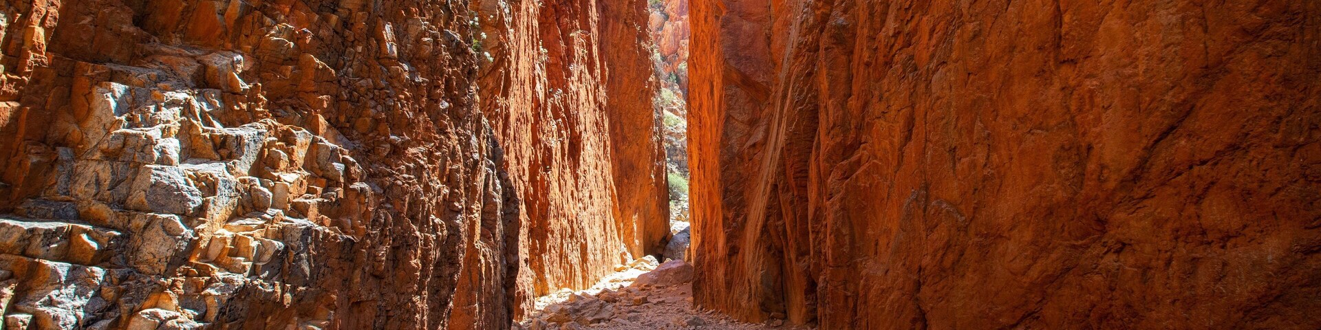 Standley Chasm which includes a gorge or canyon