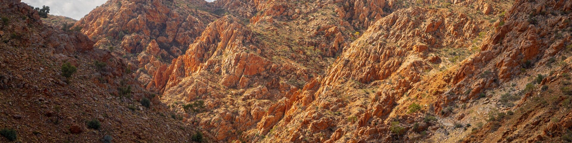 Standley Chasm showing a gorge or canyon