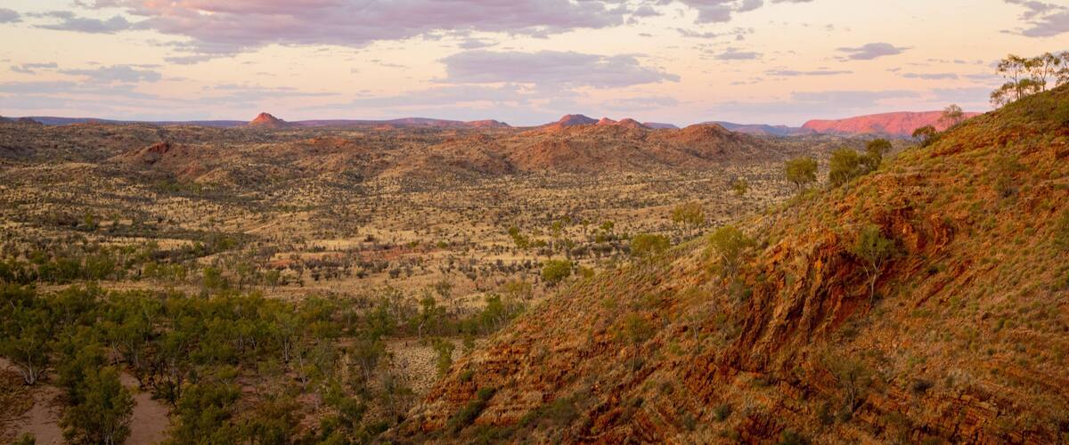 Trephina Gorge National Park featuring a gorge or canyon, desert views and landscape views