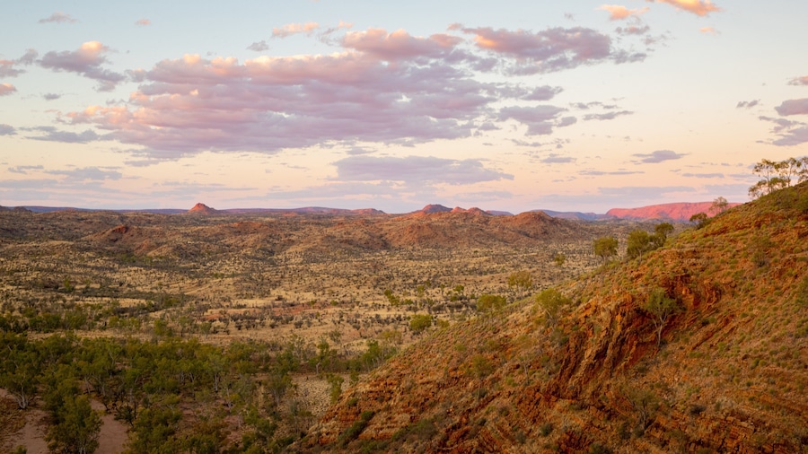 Trephina Gorge National Park featuring a gorge or canyon, desert views and landscape views