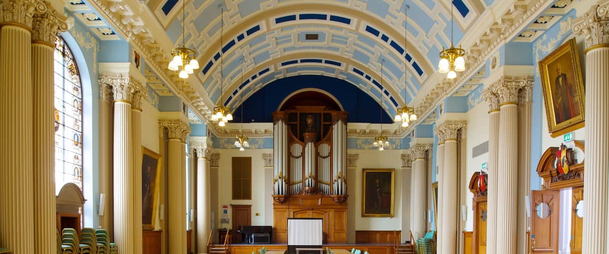 Colchester which includes interior views, an administrative building and heritage architecture