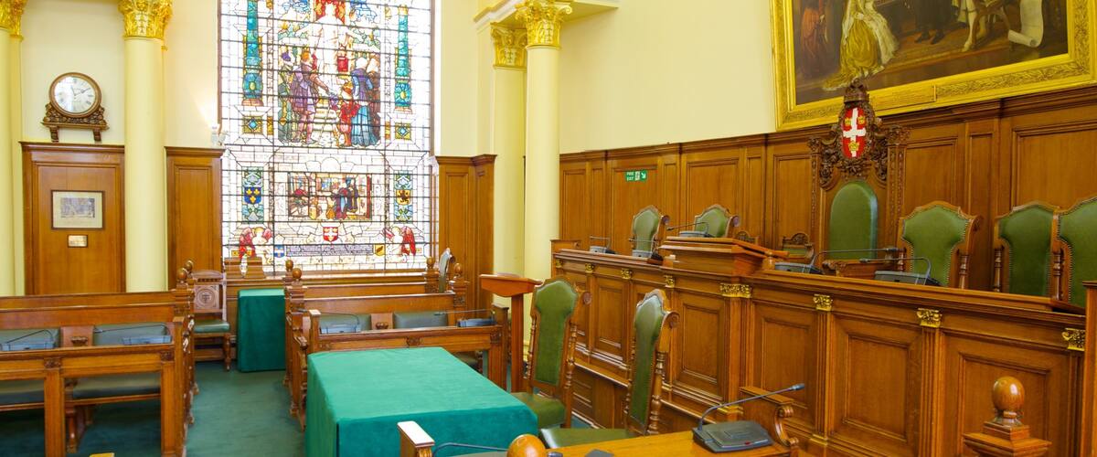 Colchester Town Hall フィーチャー 行政建造物, 遺跡・遺産 と 屋内の眺め