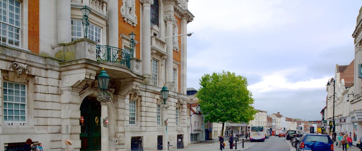 Colchester que incluye patrimonio de arquitectura