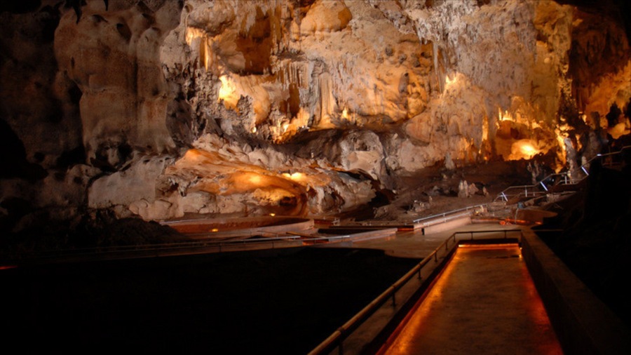 Dominican Republic featuring a bridge, caves and interior views