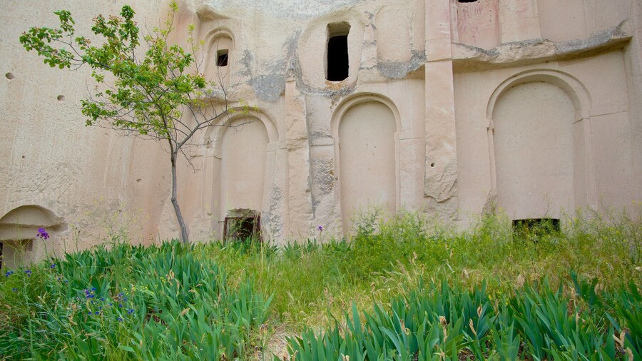 Cappadocia showing heritage architecture, a church or cathedral and religious aspects