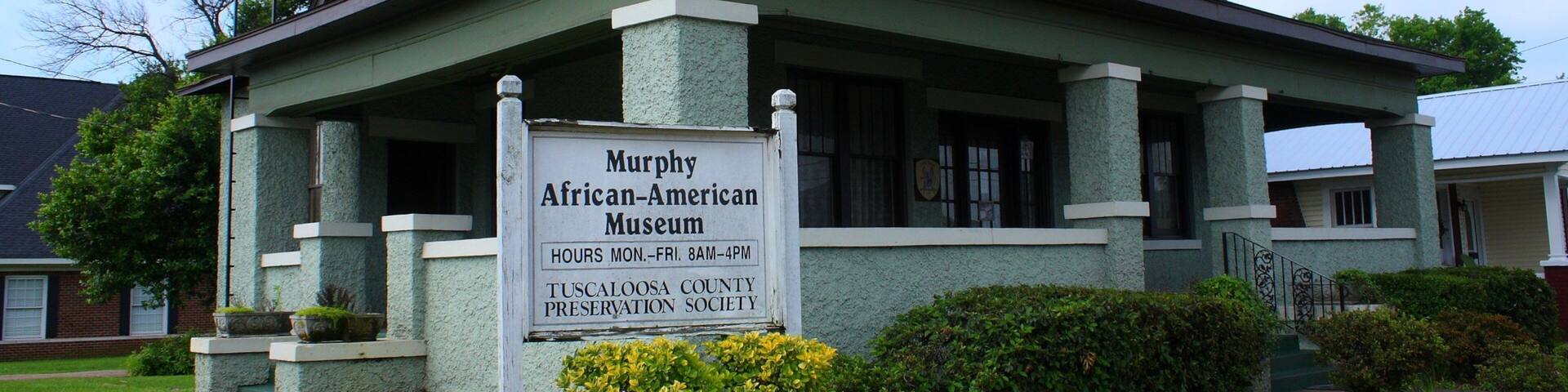 Murphy African American Museum which includes signage