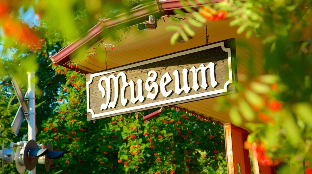 CPR Station Museum which includes signage