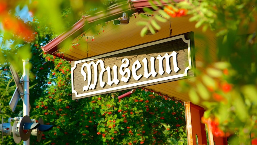 CPR Station Museum which includes signage