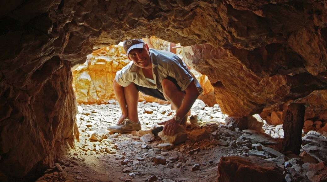 Arltunga Historical Reserve which includes caves as well as an individual male