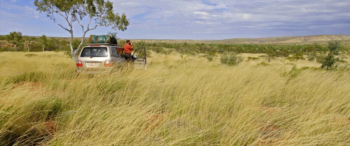 Red Centre johon kuuluu rauhalliset maisemat ja ajoneuvomatkailu