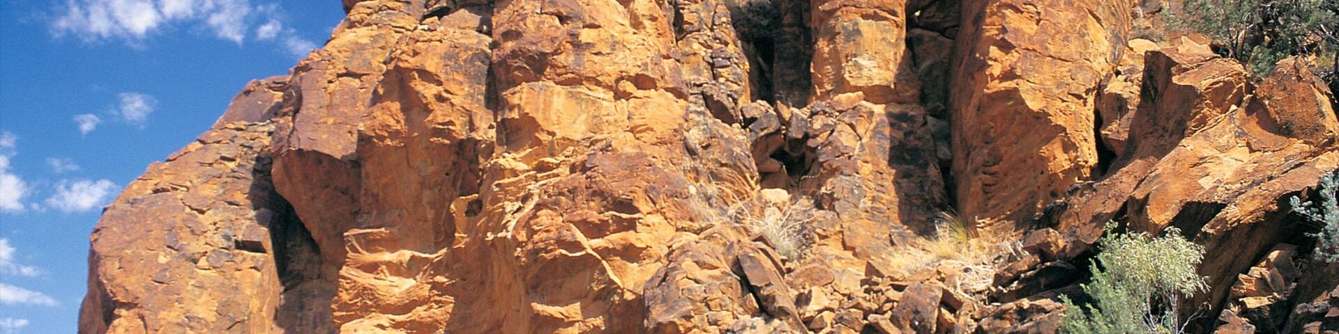 Alice Springs featuring a gorge or canyon