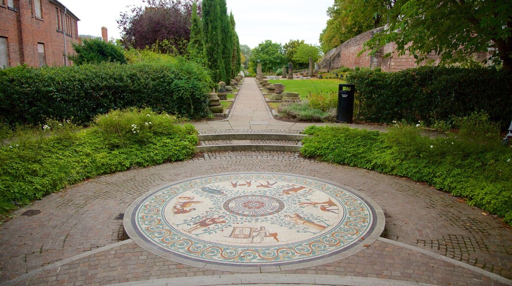 Chester que incluye un parque y elementos patrimoniales