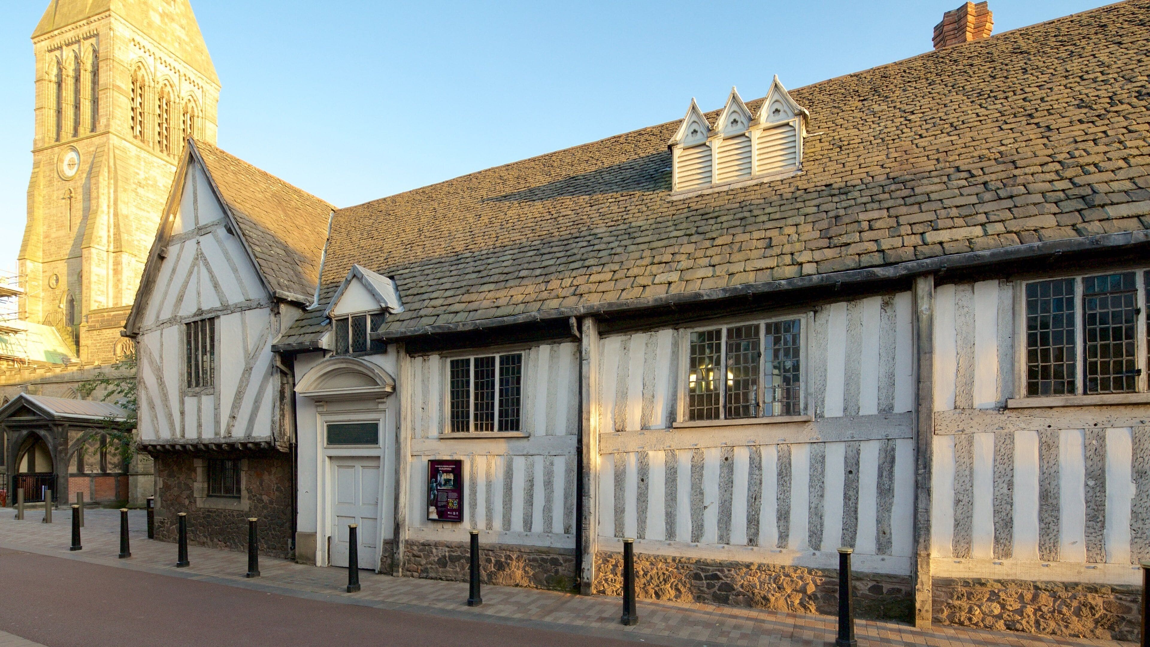 Leicester mostrando elementos del patrimonio