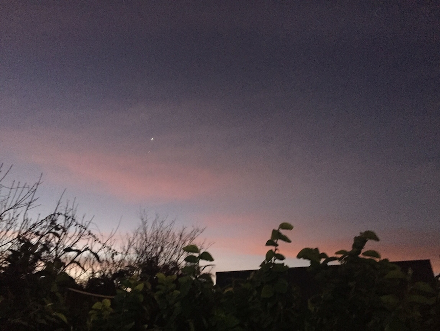 You cannot beat the sun setting over the bay on a clear evening and array of spectacular colours light up the winter sky