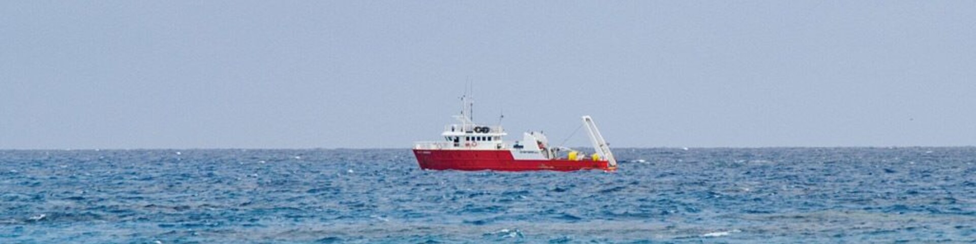 Pacific Conquest taking shelter from approaching storm at Willis Island