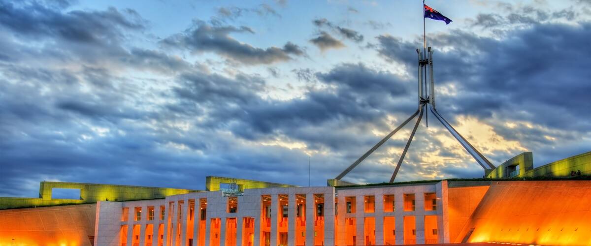 Parliament House in Canberra, Australia