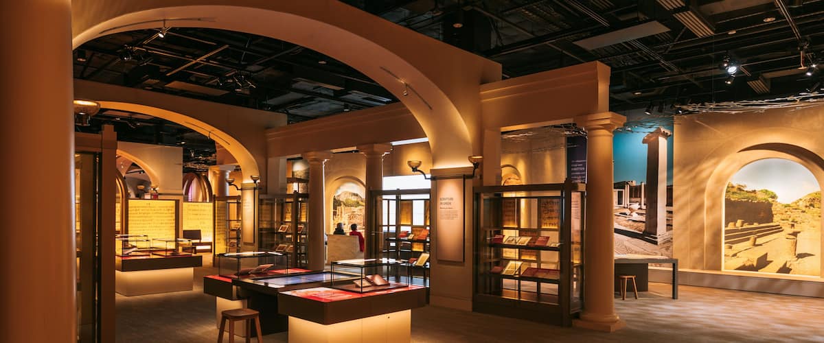 Museum of the Bible showing interior views
