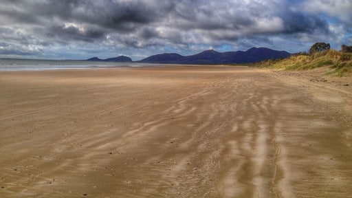 I refused to disclose where this beach was on Instagram or my blog but I'll share the secret here. This is Hellyer Beach - it's hidden from view from the highway. Thousands of people would drive by with no idea what they're missing. To the east you can see the "Sleeping Camel" of Rocky Cape National Park. To the west is the distinctive sight of The Nut at Stanley.
Directions: You take the Hellyer turn off from the highway and park straight away. Don't turn the corner. Just park the car and walk straight ahead, up the little track between the trees and you'll come out on this huge beach. It's rare to see anyone else here.