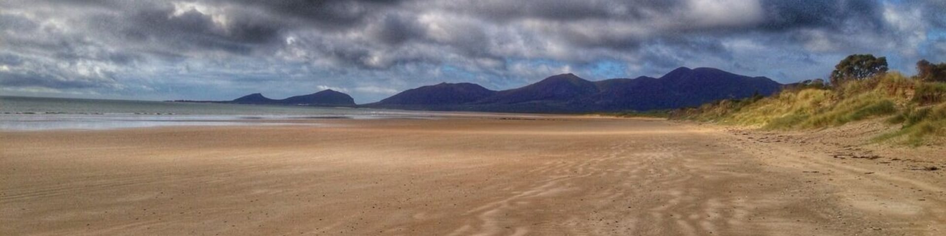 I refused to disclose where this beach was on Instagram or my blog but I'll share the secret here. This is Hellyer Beach - it's hidden from view from the highway. Thousands of people would drive by with no idea what they're missing. To the east you can see the "Sleeping Camel" of Rocky Cape National Park. To the west is the distinctive sight of The Nut at Stanley.
Directions: You take the Hellyer turn off from the highway and park straight away. Don't turn the corner. Just park the car and walk straight ahead, up the little track between the trees and you'll come out on this huge beach. It's rare to see anyone else here.