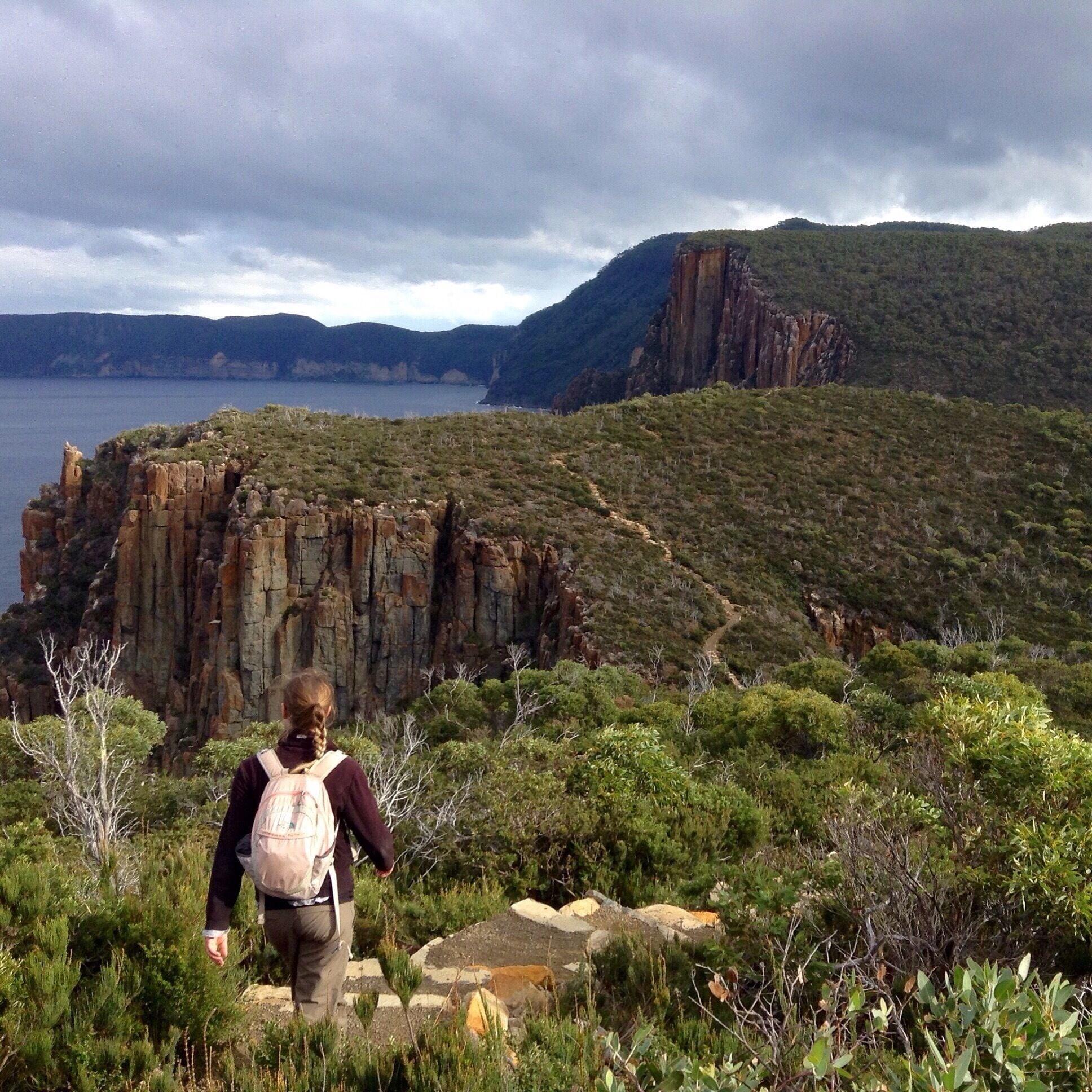 Enjoying the hike out to Cape Hauy on the Tasman Peninsula. Stunning views with some of Australia's highest sea cliffs! 

Roughly 4 hour return walk from Fortesque Bay, one of Tasmania's National Parks. 