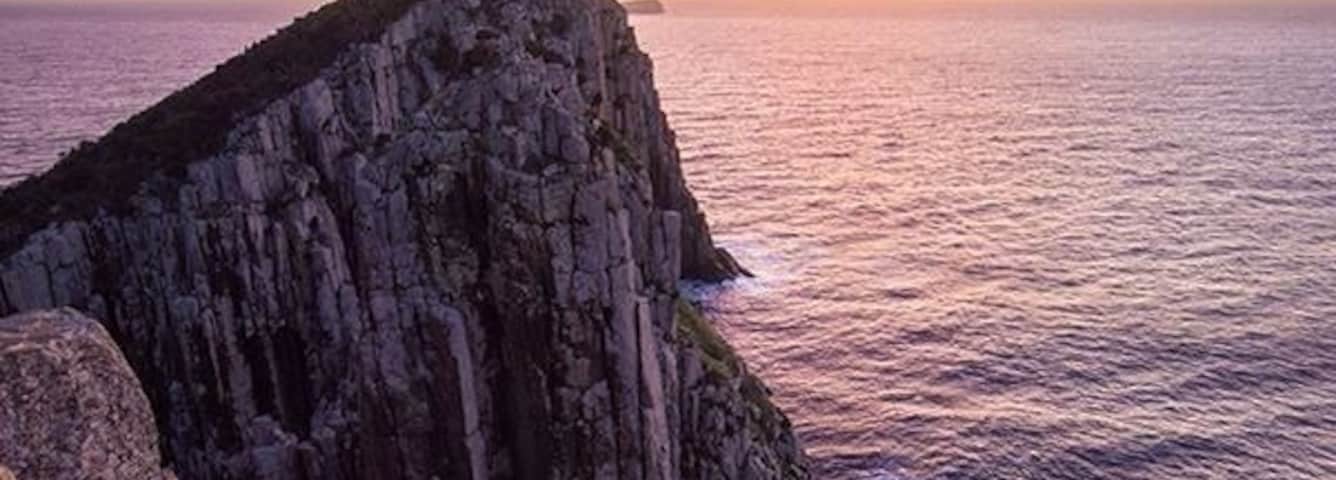 If you want to escape, Cape Huay in Tasmania is the place.