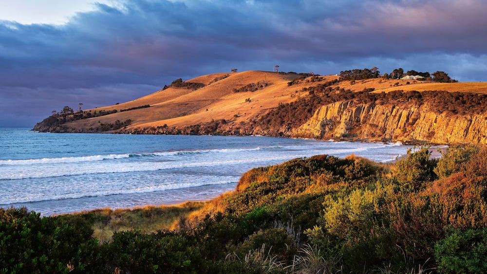 Early morning light, Clifton Beach, Tasmania, Australia