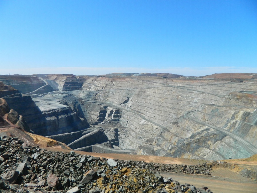 This pit is HUGE and as you can tell you can't see the bottom from this picture. This area of Australia has been gold mining for many of years. Though it is in the middle of the outback with not much to do if driving through Kalgoorlie take a break and see the Super Pit.