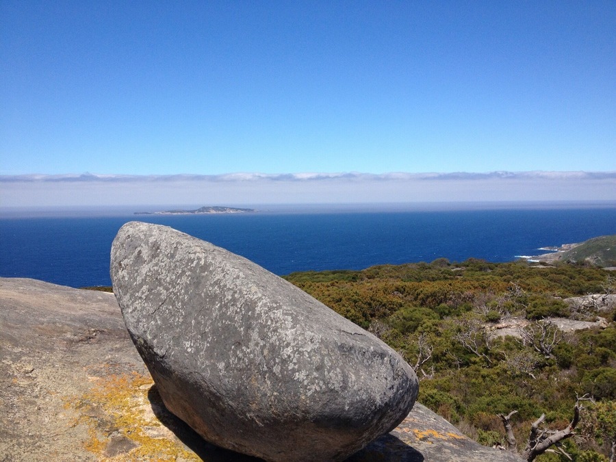 #InStone huge rock very high up!