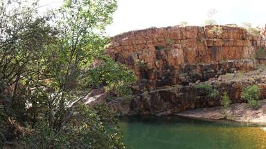 El Questro Gorge Trail in El Questro Wilderness Park, Kimberly, Western Australia.