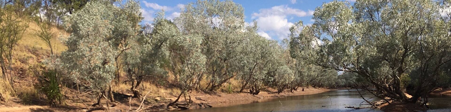 Beautiful river crossing the Gibb River Road route Perth to Darwin