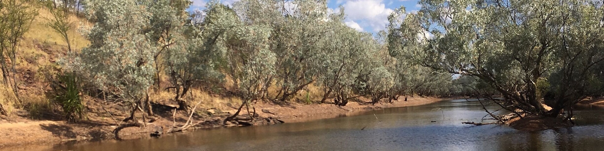 Beautiful river crossing the Gibb River Road route Perth to Darwin