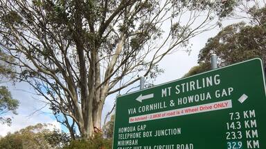 On the way to "Craig's Hut" location where they filmed the man from snowy river. It's up in the mountains and you need a four wheel drive for the rough terrain. Beautiful scenery!!