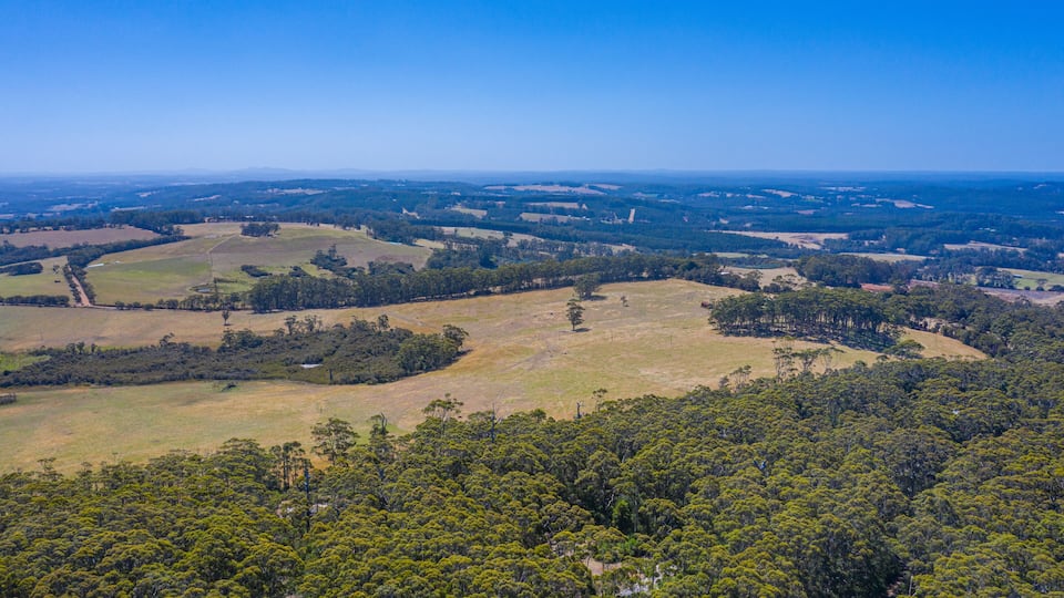 Landscape of Western Australia viewed from Mount Shadforth