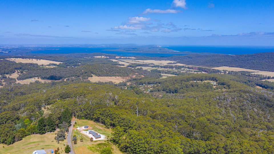 Landscape of Western Australia viewed from Mount Shadforth